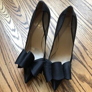 Kate Spade Black Bow High Heel Pumps